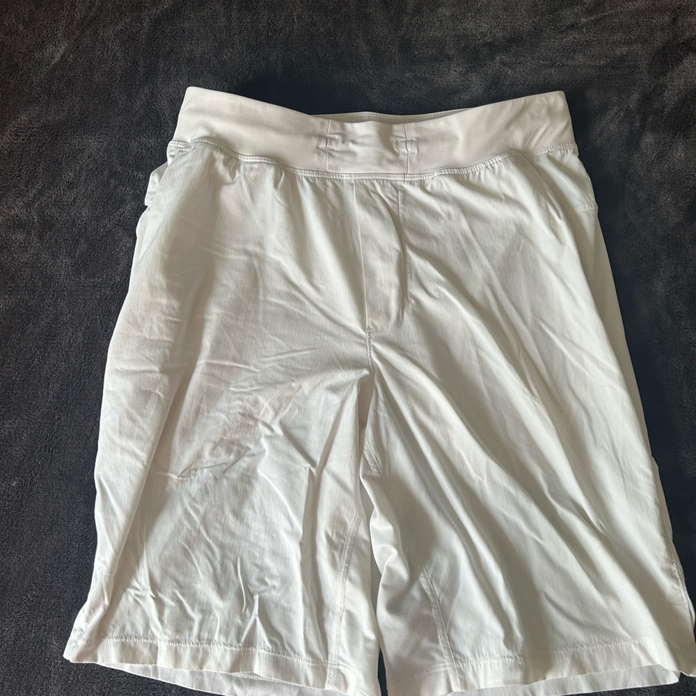 Lululemon Athletica White Athletic Shorts